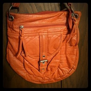Orange leather GAL handbag